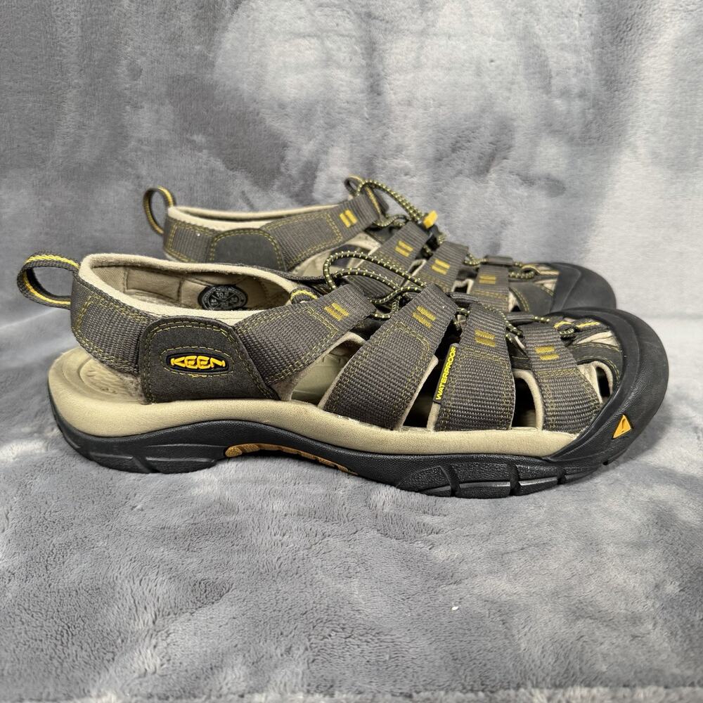 Keen Newport Mens H2 Sandals Mens 10.5 Gray Waterprooof Hiking Sport Fisherman